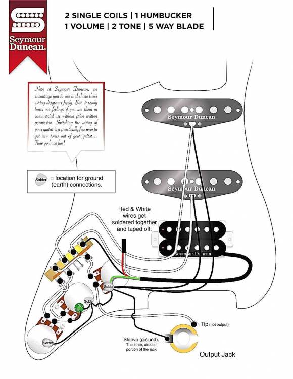 Wiring Diagram For One Humbucker One Volume from www.hamerfanclub.com