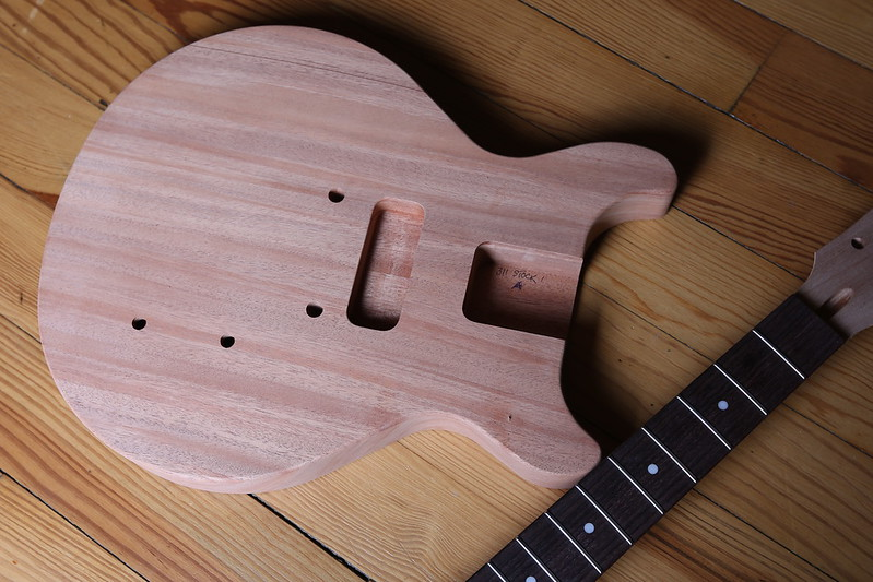 FS Precision Guitar Kits Les Paul Junior Kit fat neck For Sale