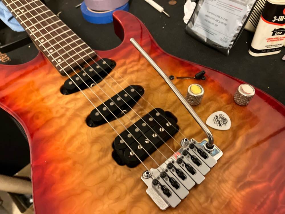 Rehabbing a Washburn MG120 - Hamer Fan Club Messageboard